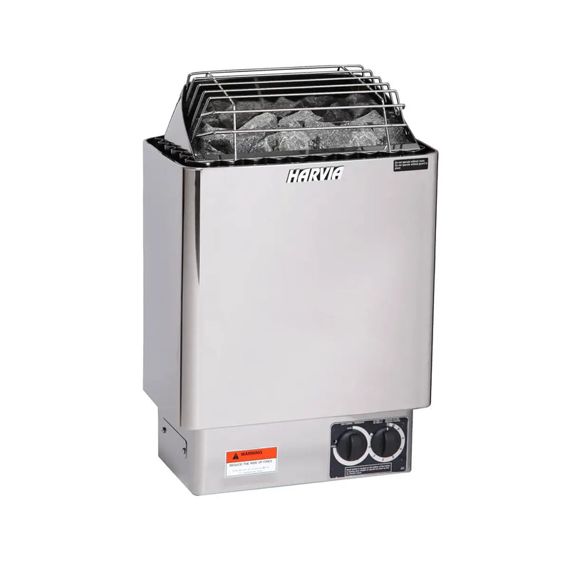 Harvia KIP60W Stainless Steel 6KW Sauna Heater - Finnish Sauna Builders