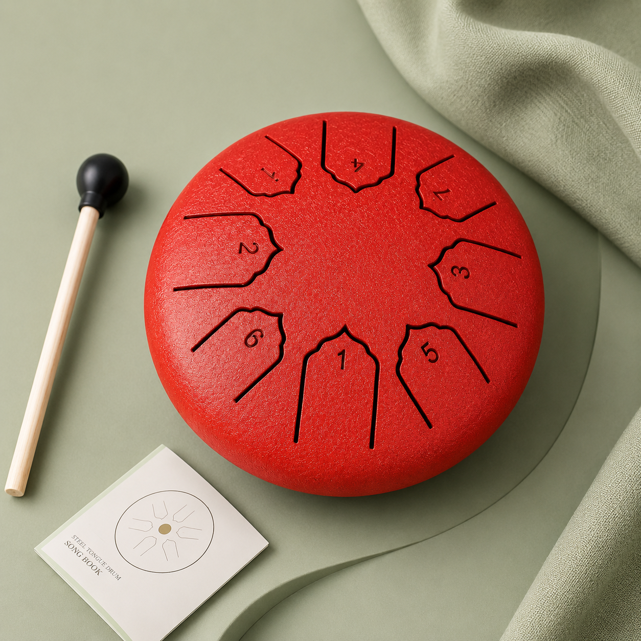 Vanta Rain Drum — Steel Tongue Sound Healing Drum (8 Notes)