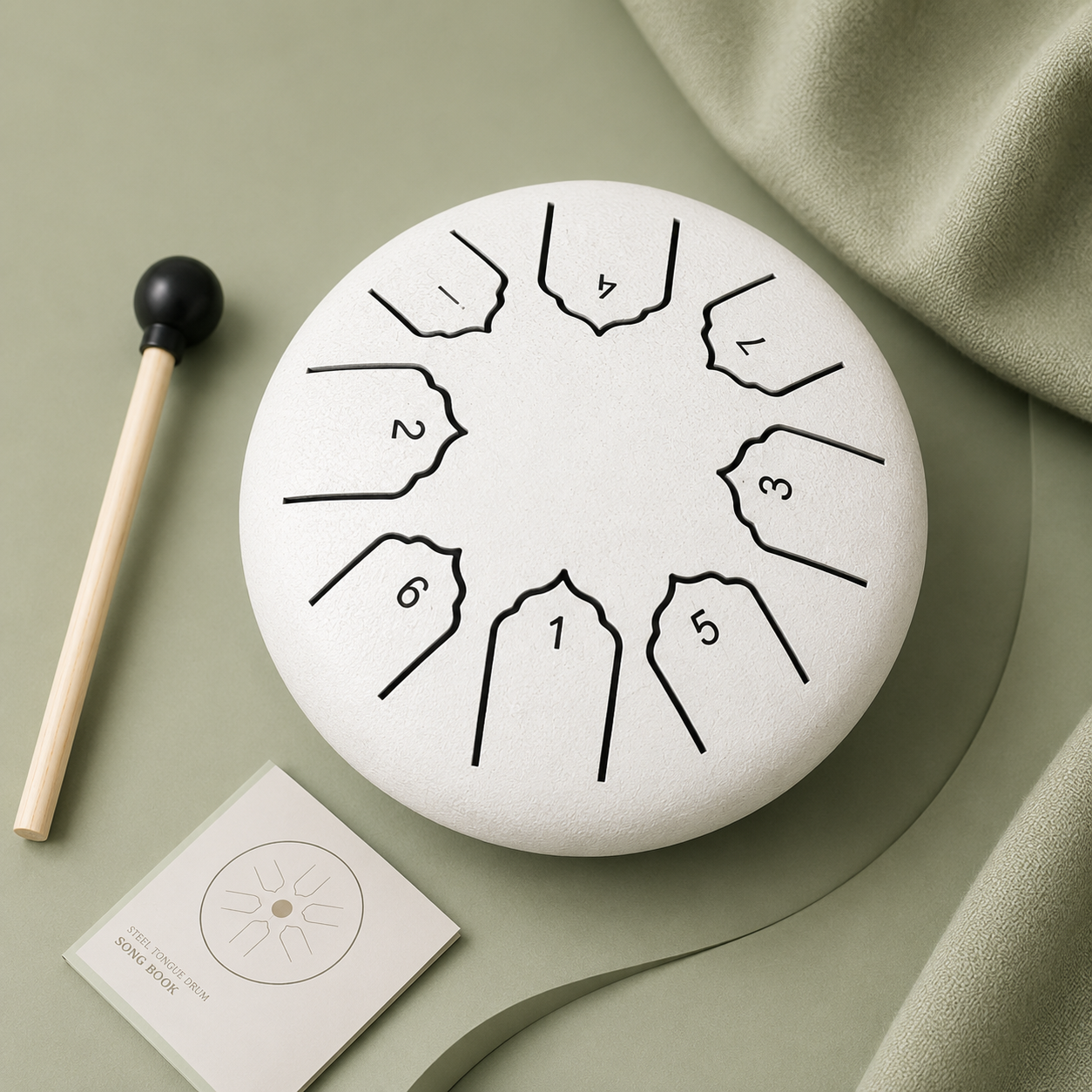 Vanta Rain Drum — Steel Tongue Sound Healing Drum (8 Notes)
